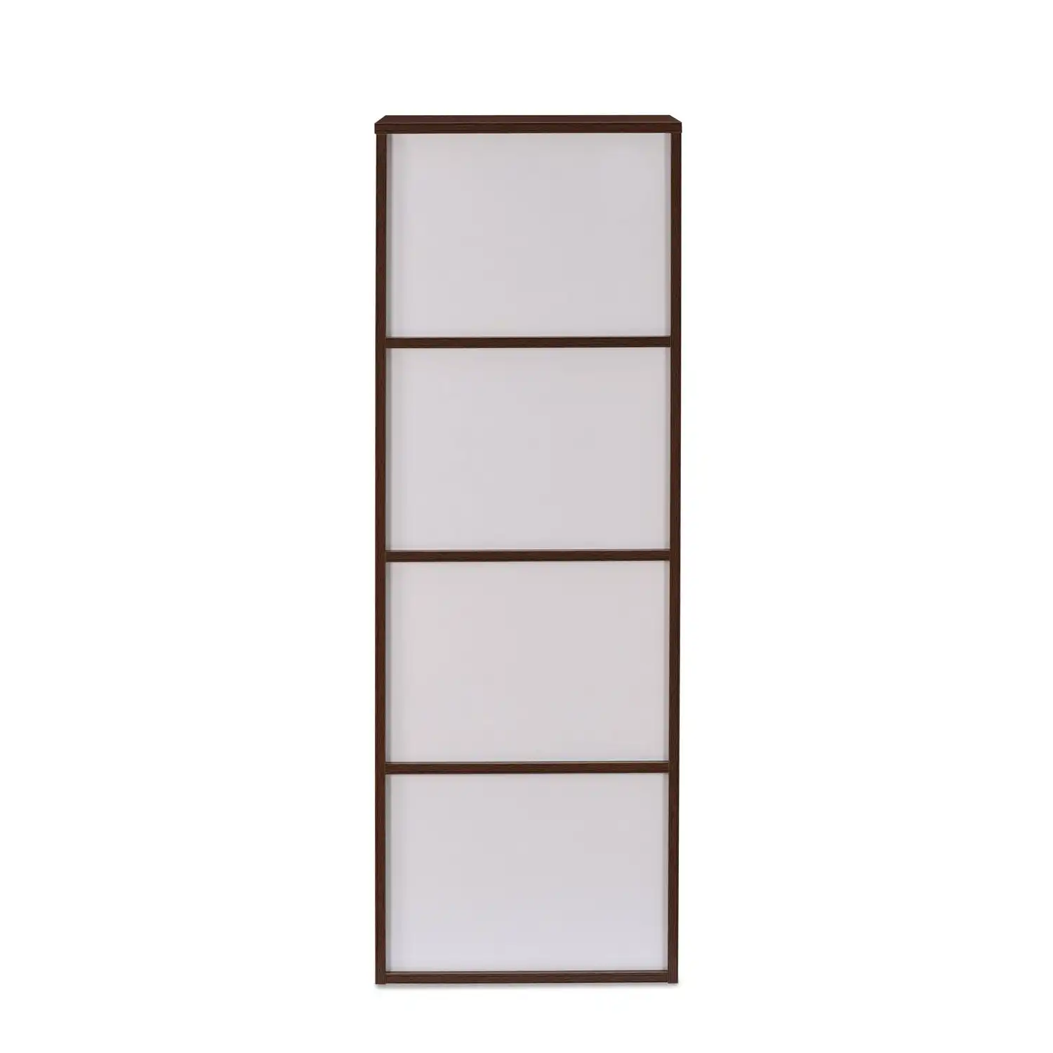 Nilkamal Sear 4 Tier Storage Cabinet (Oak/Frosty White) - Image 9