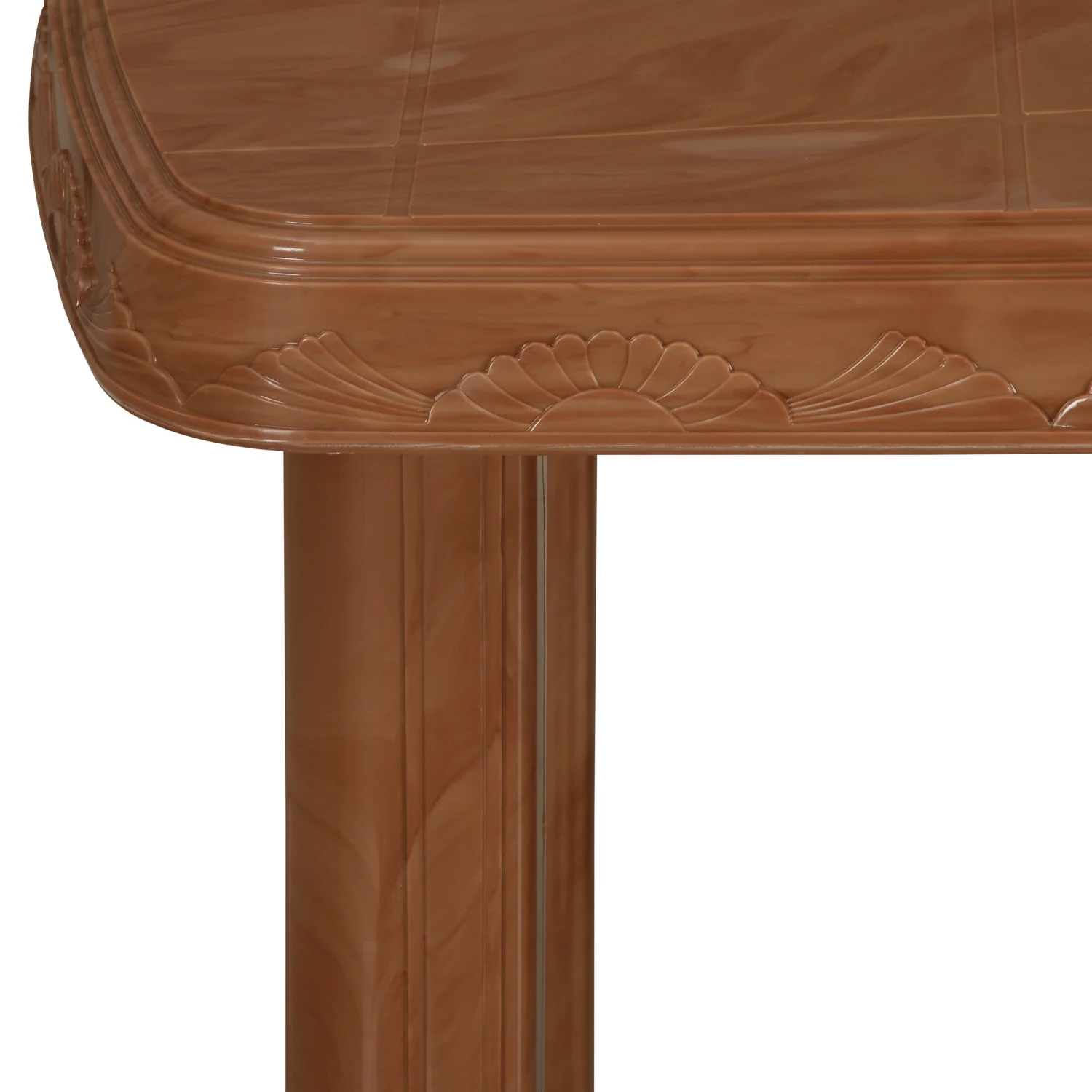 Nilkamal Shahenshah Plastic Rectangular 4 Seater Dining Table Set - Image 8