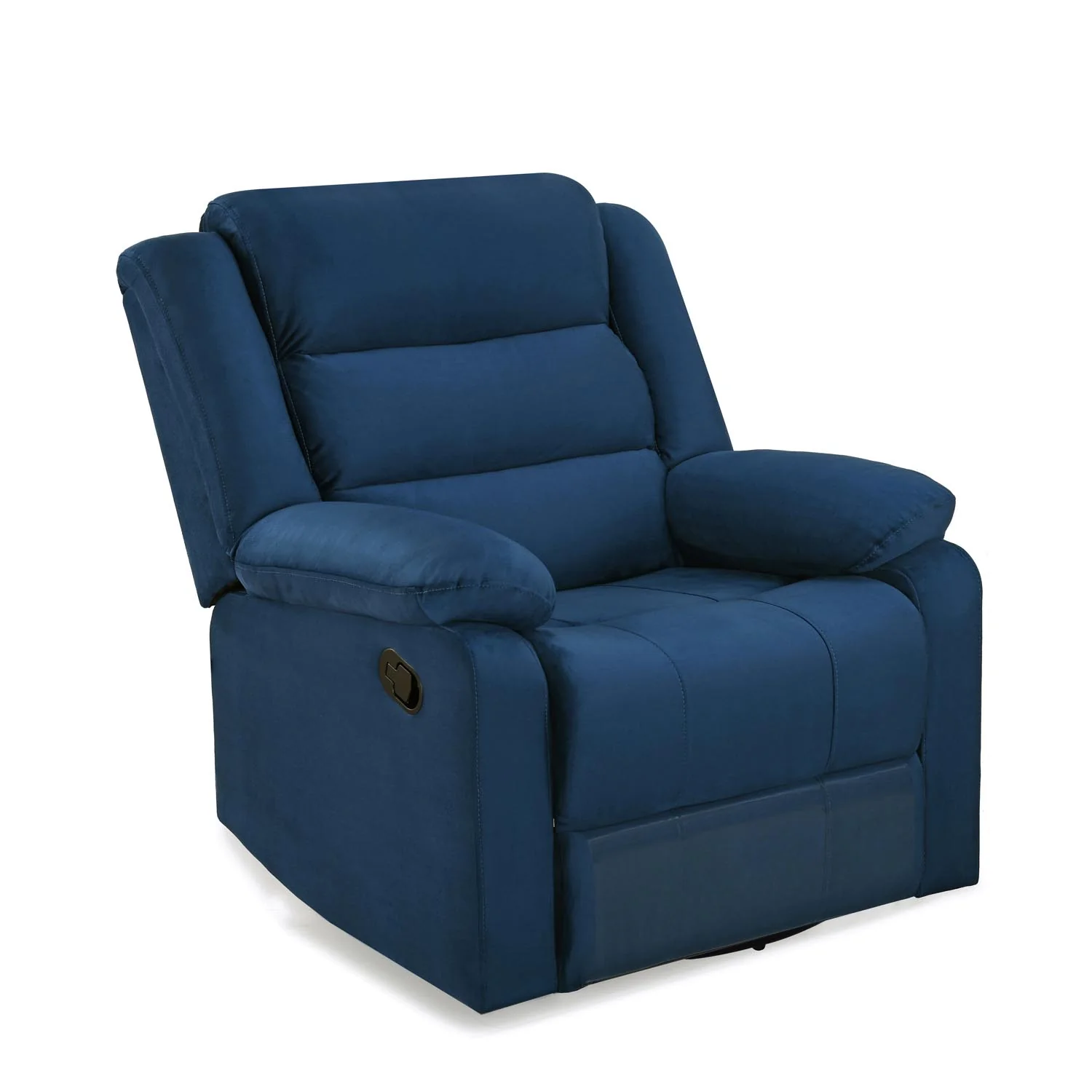 Nilkamal Sierra 1 Seater Rocker & Swivel Recliner Sofa (Blue) - Image 5