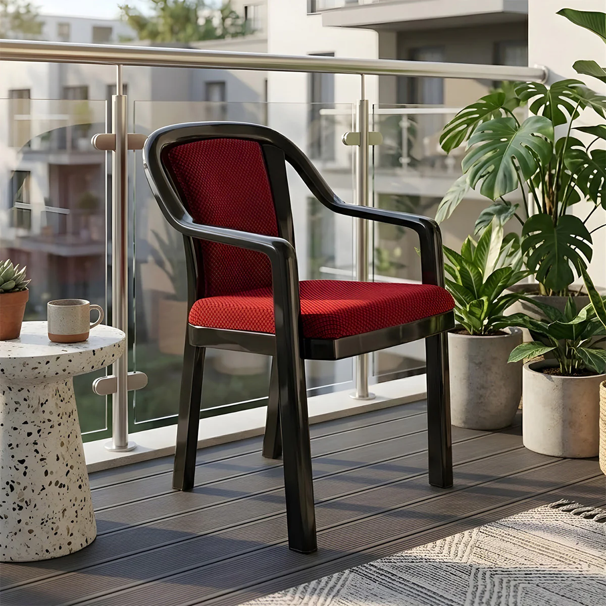 Nilkamal Signature Fabric Arm Chair
