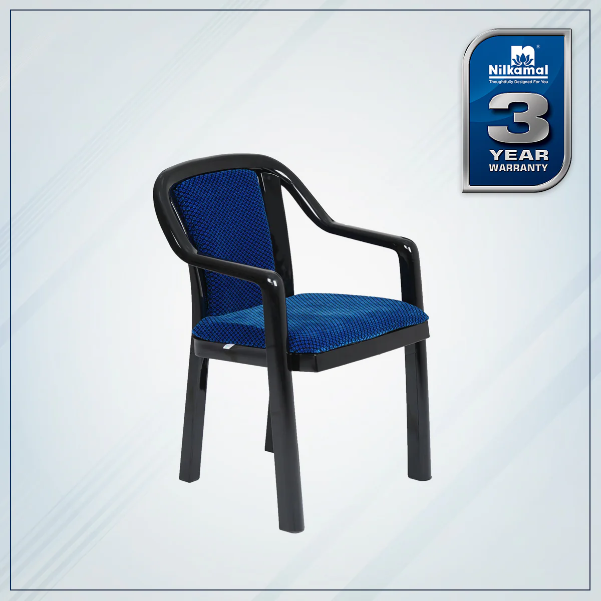 Nilkamal Signature Fabric Arm Chair - Image 6