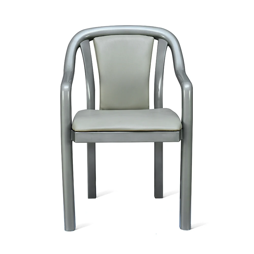 Nilkamal Signature Chair with with Metallic Look and Light Beige Cushion - Image 3