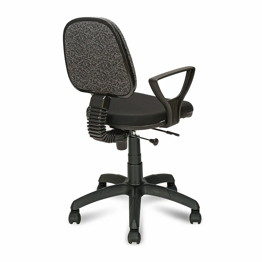 Nilkamal Soren Mid Back Cushion Office Chair (Black) - Image 4