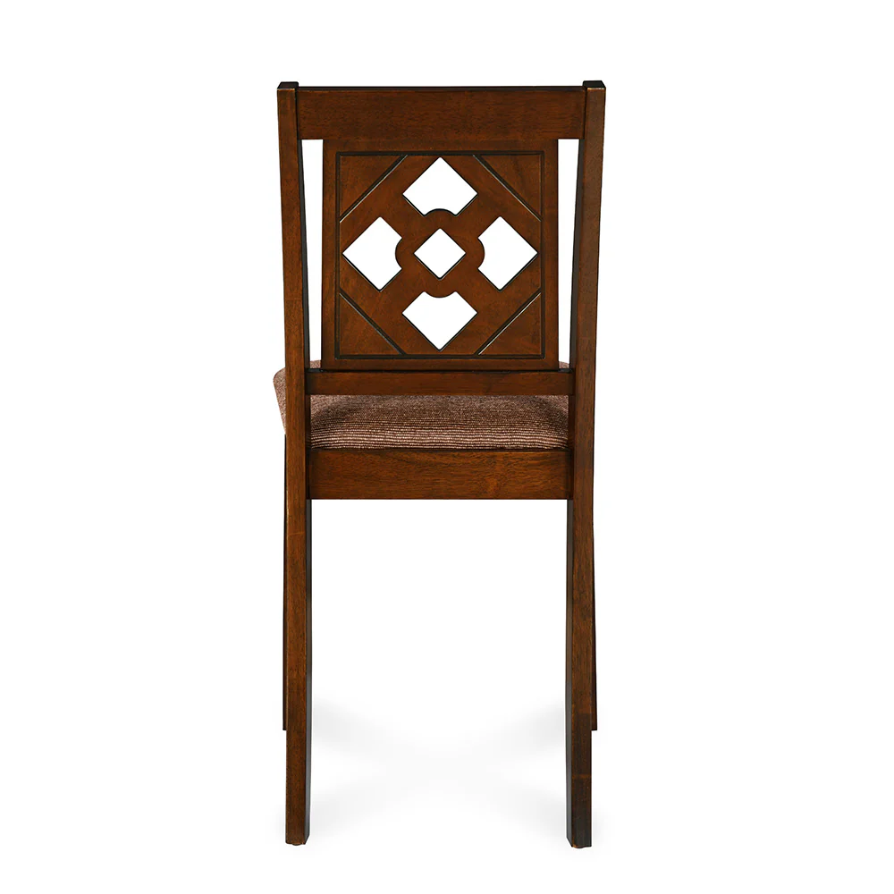 Nilkamal Stacia 4 Seater Dining Set (Antique Cherry) - Image 15