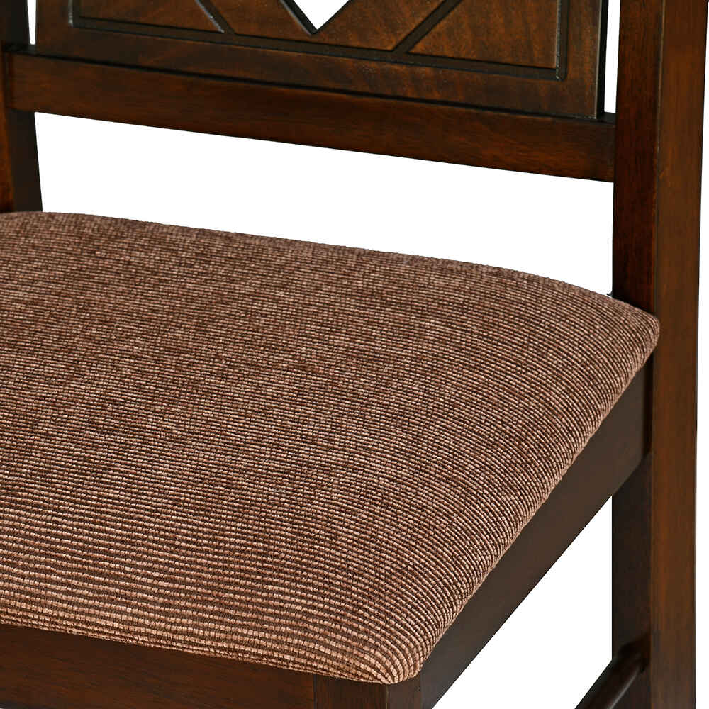 Nilkamal Stacia 4 Seater Dining Set (Antique Cherry) - Image 16