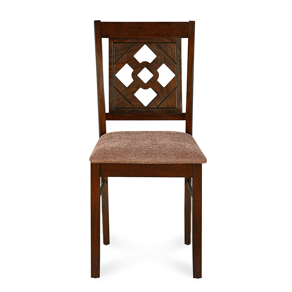Nilkamal Stacia Dining Chair (Antique Cherry) - Image 3