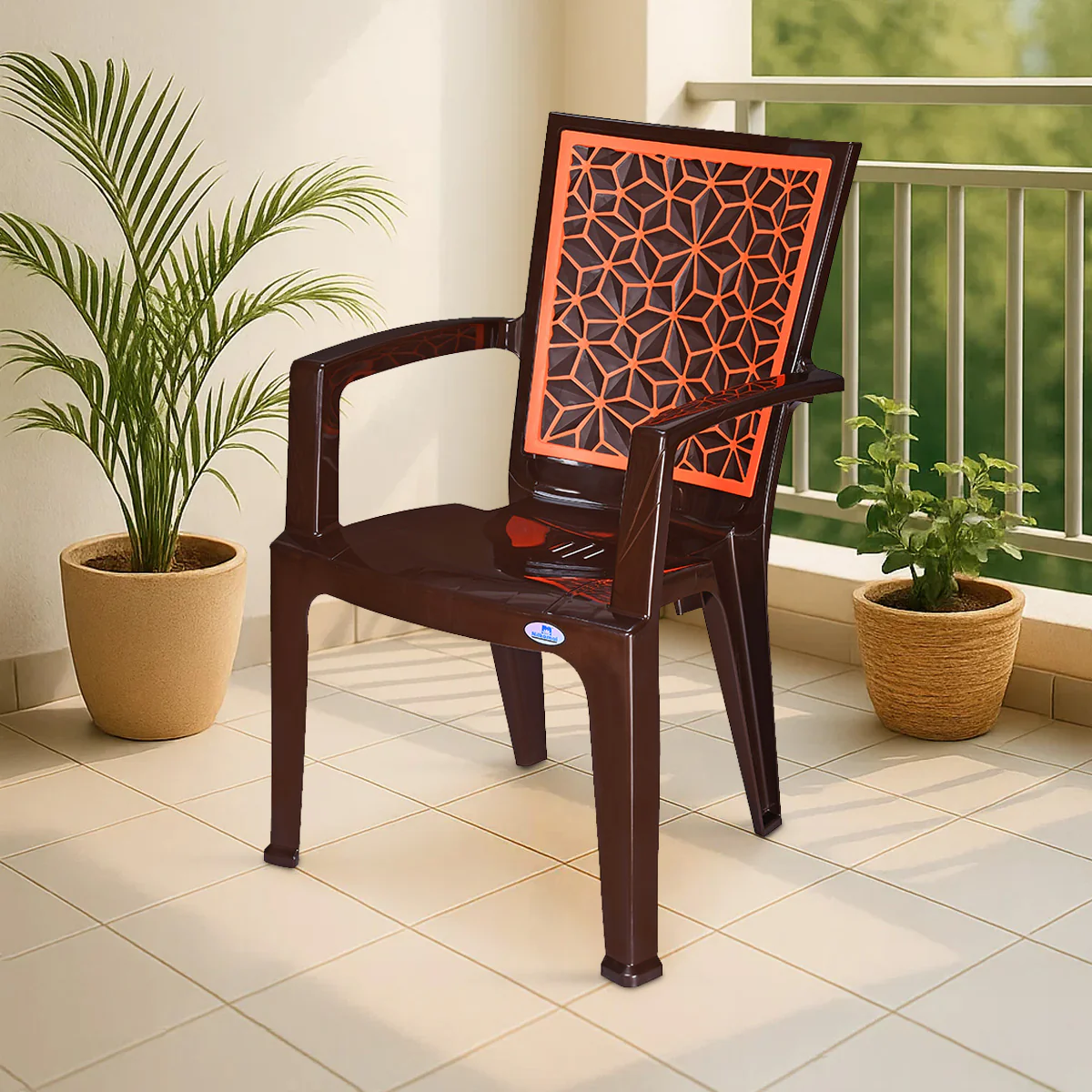 Nilkamal Startrek Plastic Arm Chair - Image 17