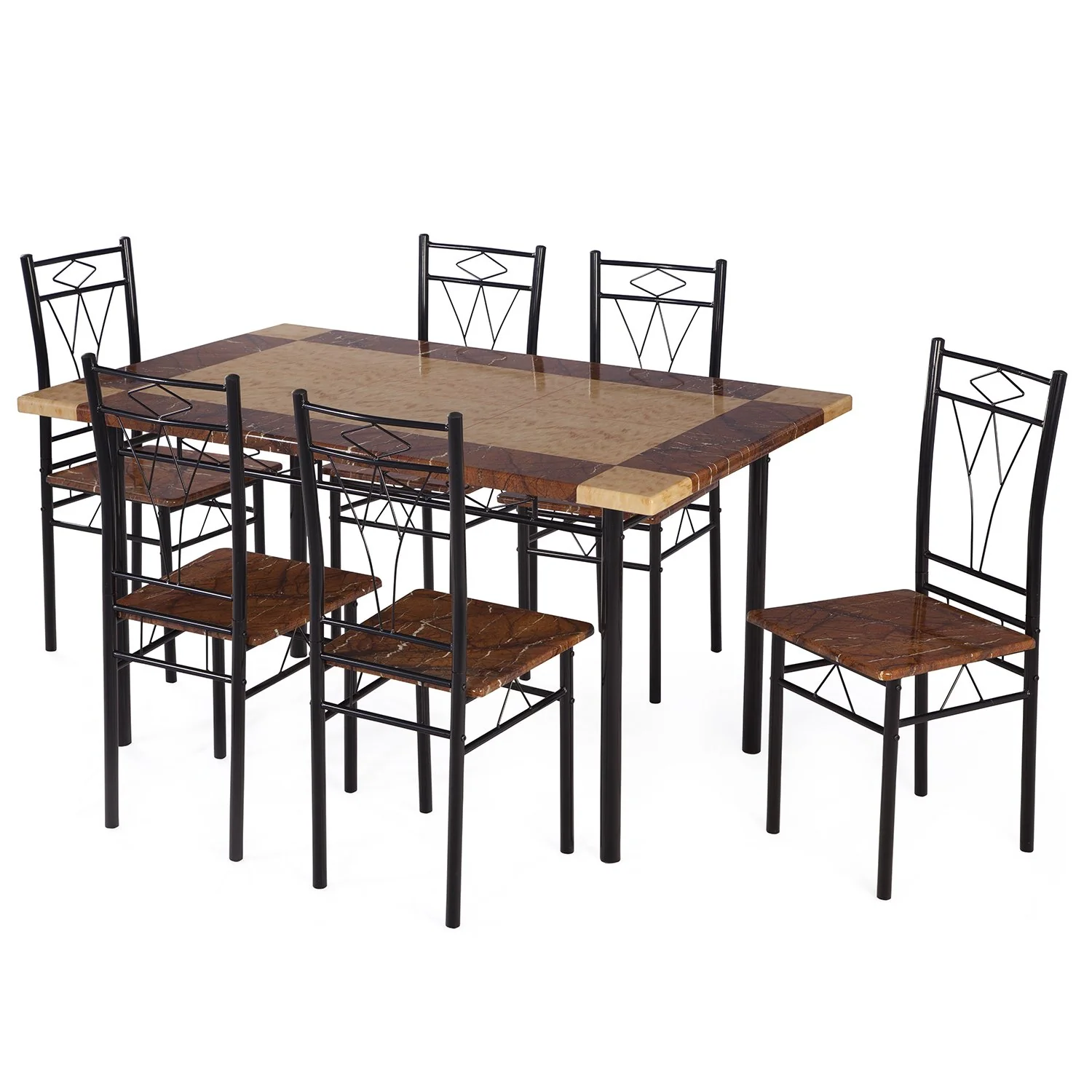 Nilkamal Stratus 6 Seater Dining Table Set - Image 3