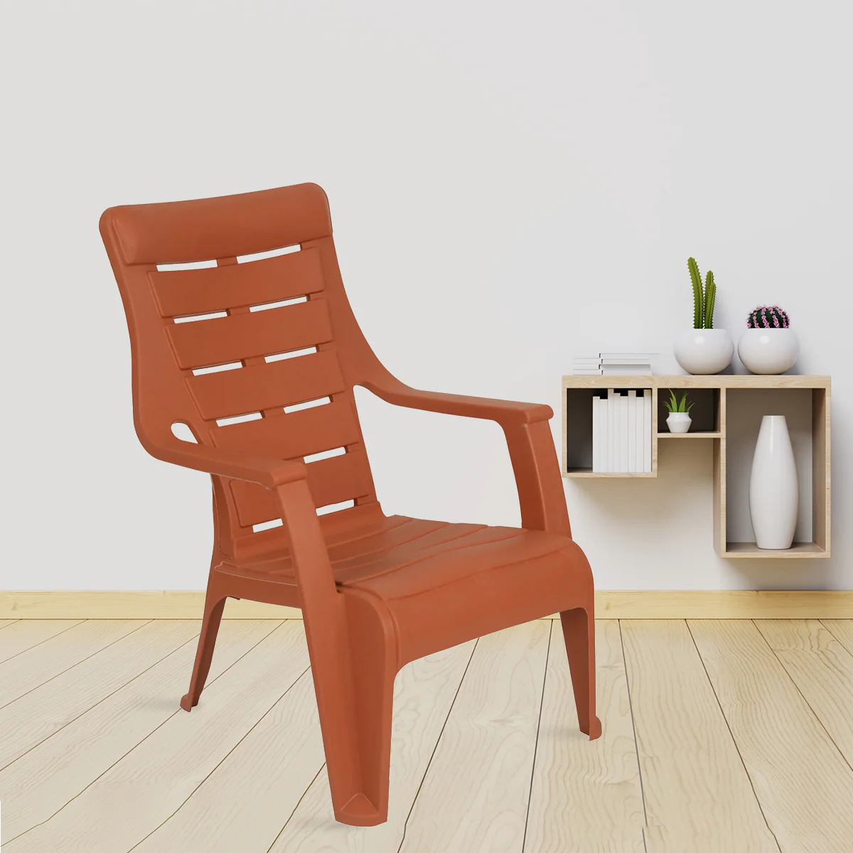 Nilkamal Sunday Plastic Arm Chair - Image 9