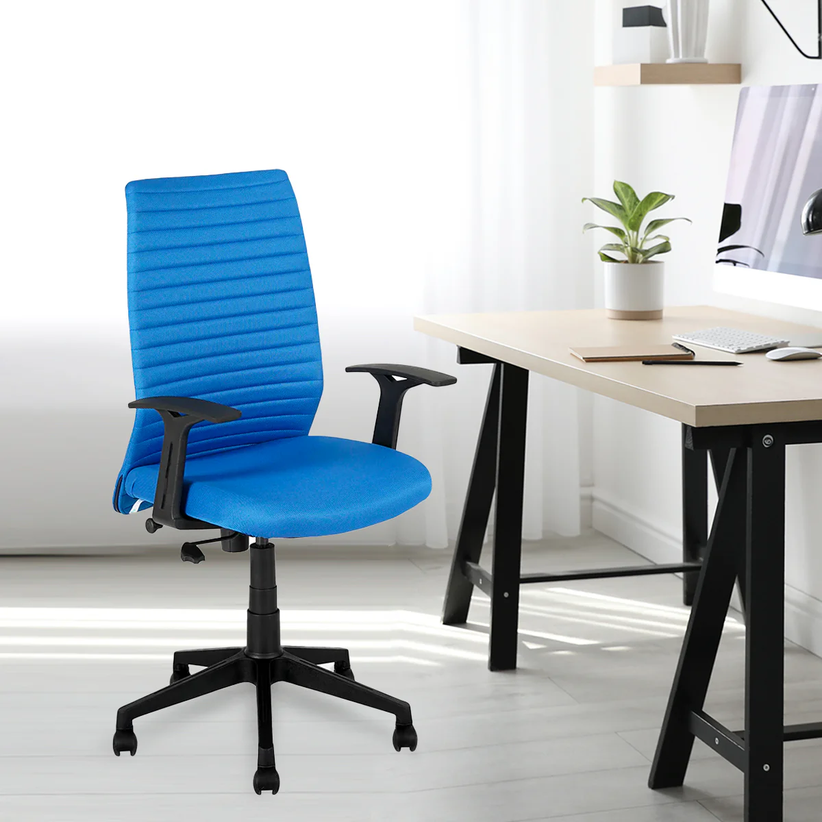 Nilkamal Thames Neo High Back Fabric Chair - Image 10