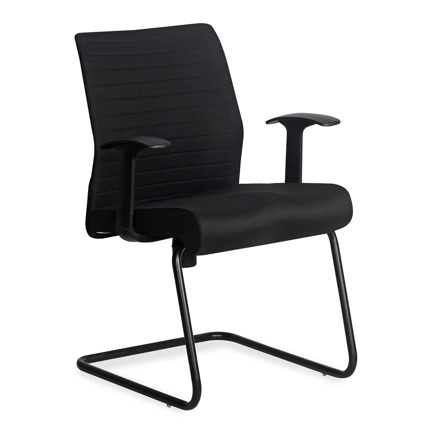 Nilkamal Thames Visitor Fabric Chair (Black) - Image 2
