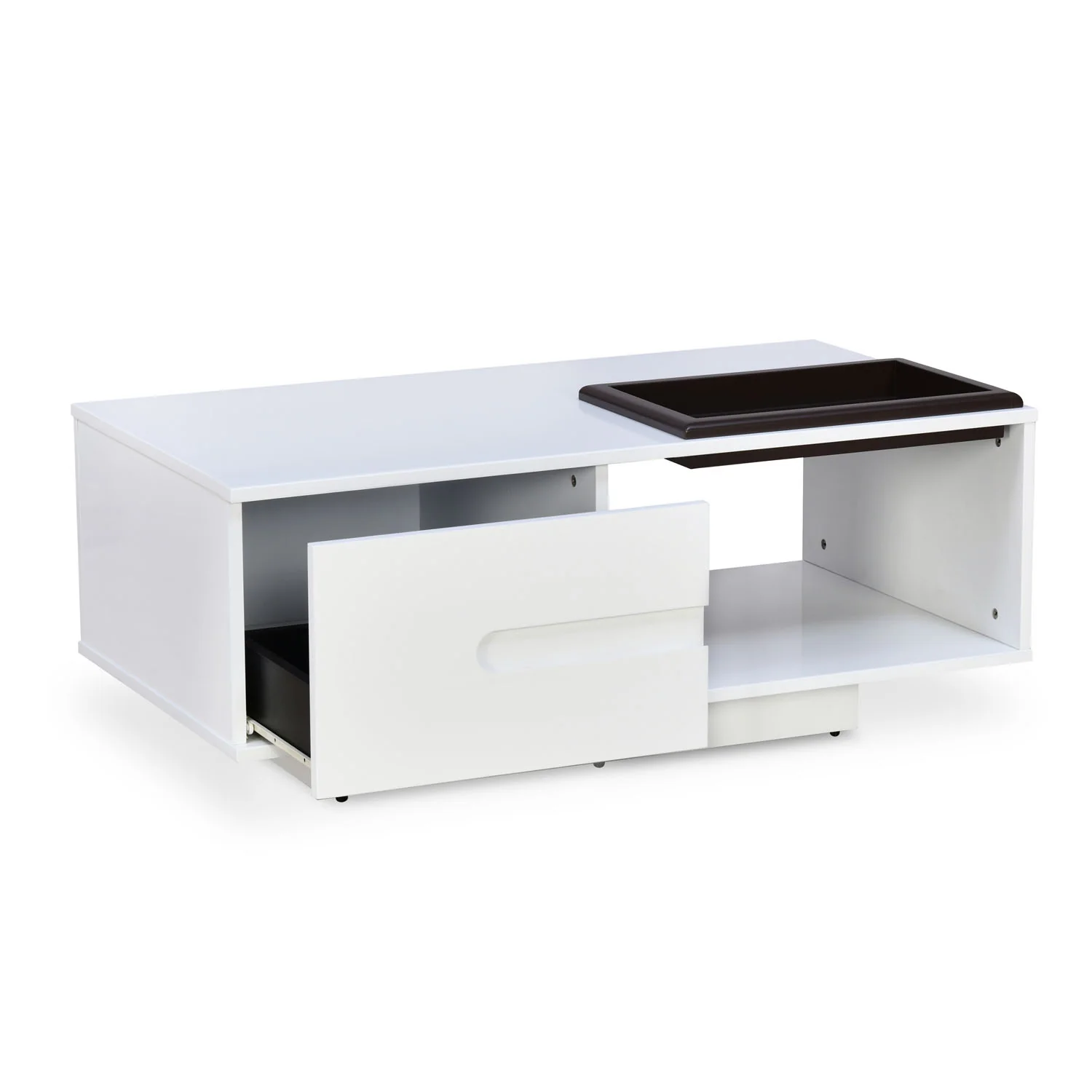 Nilkamal Trevi Engineered Wood Center Table (White) - Image 2