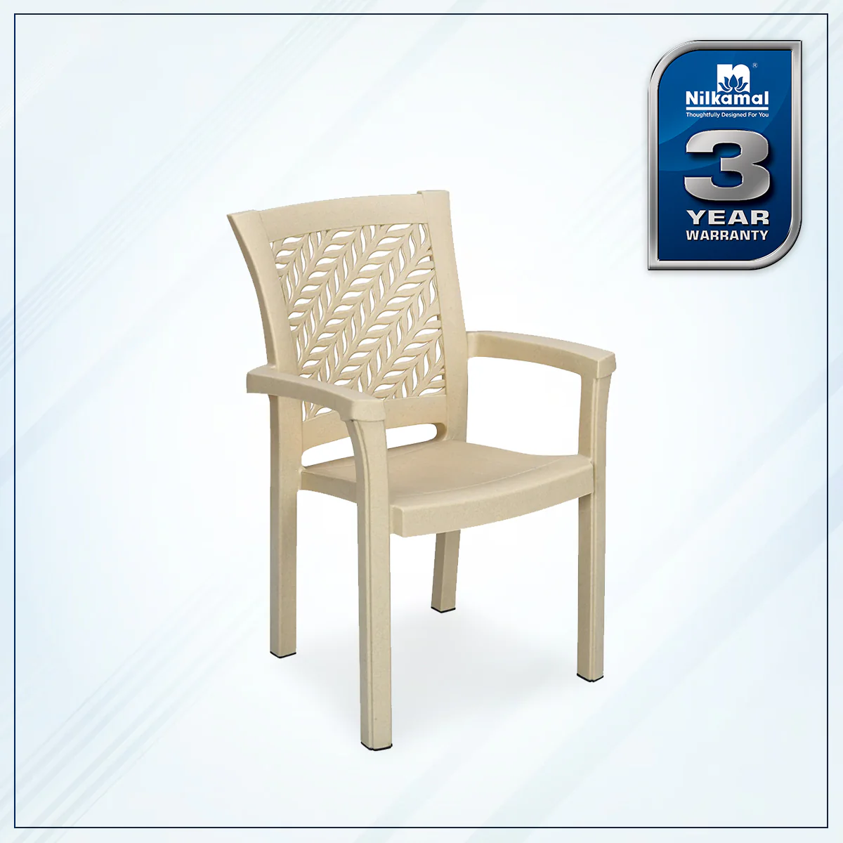 Nilkamal Tulip Plastic Arm Chair - Image 11