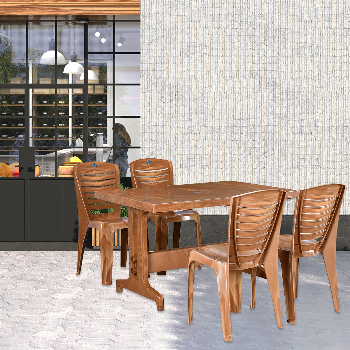 Nilkamal Ultima 4 Seater Dining Set - Image 3