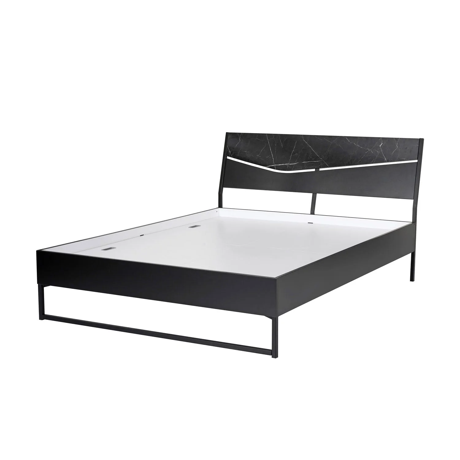 Nilkamal Urbenia Engineered Wood Without Storage King Bed (Black) - Image 5