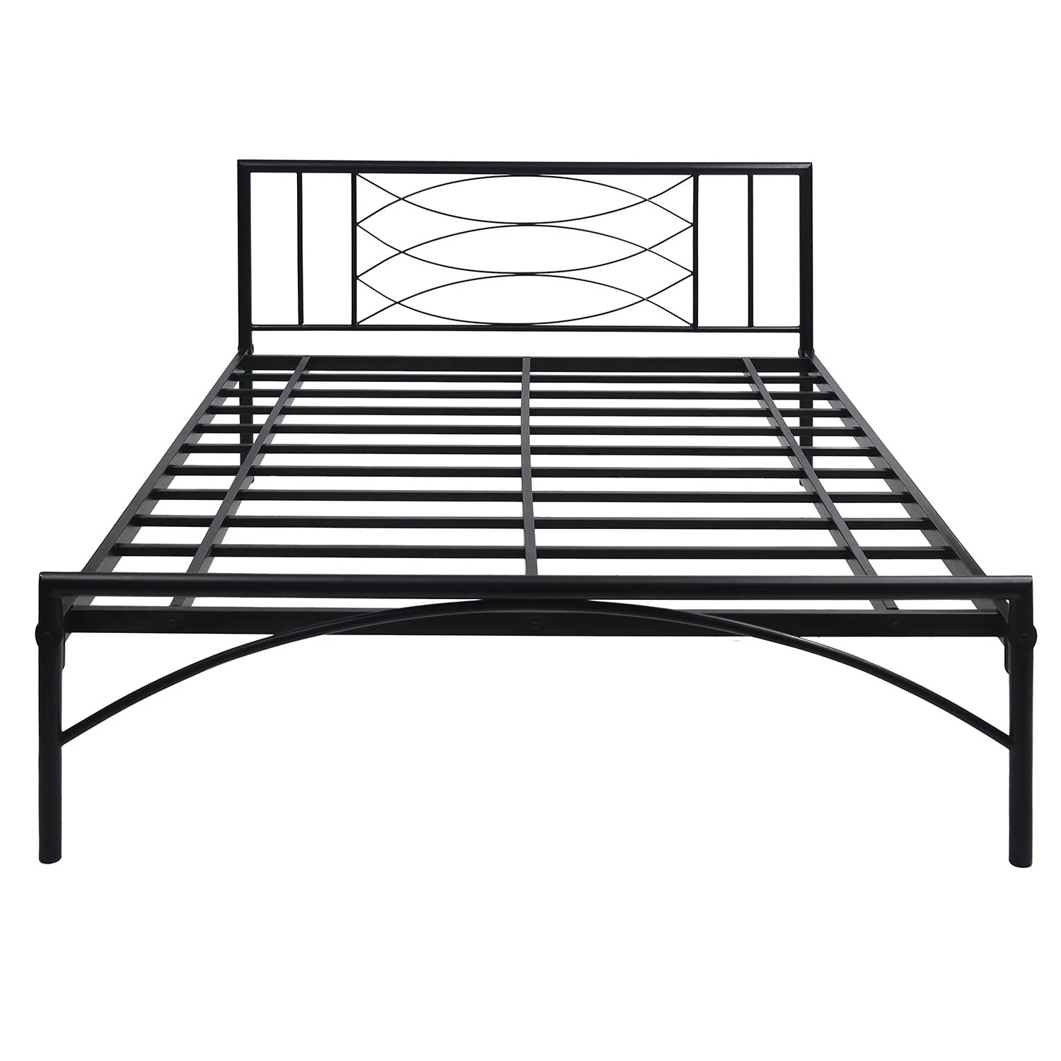 Nilkamal Ursa Metal Queen Bed (Black) - Image 3