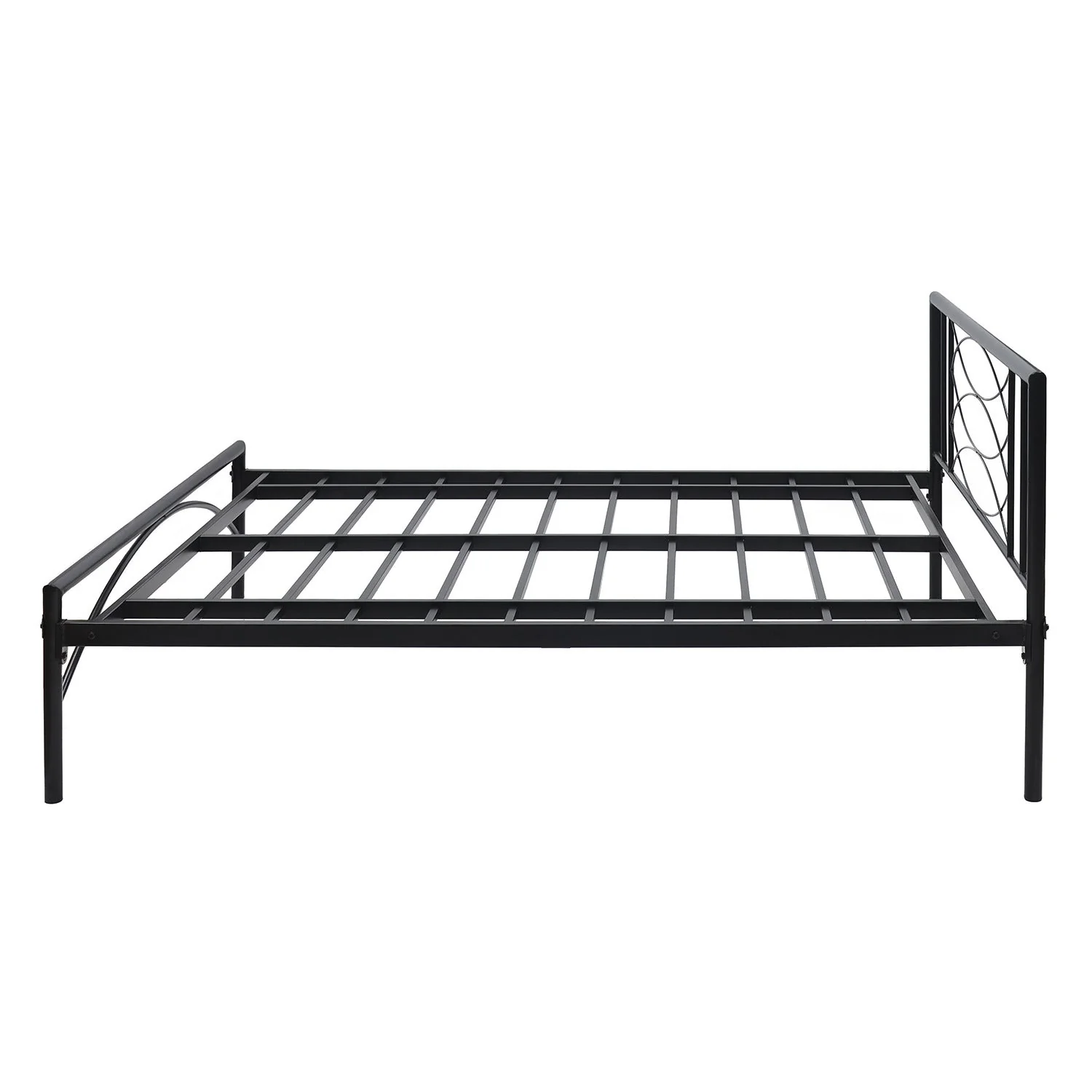 Nilkamal Ursa Metal Queen Bed (Black) - Image 5