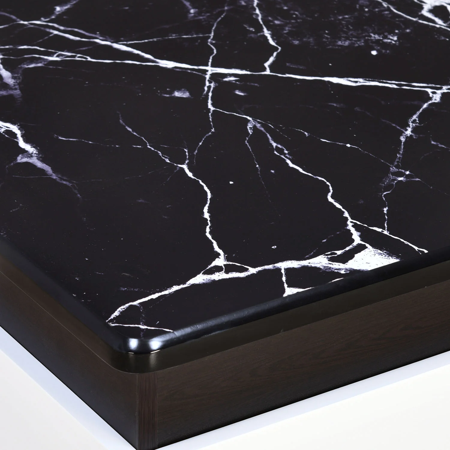 Nilkamal Vegas Marble Pattern Top Center Table (Black / White) - Image 7