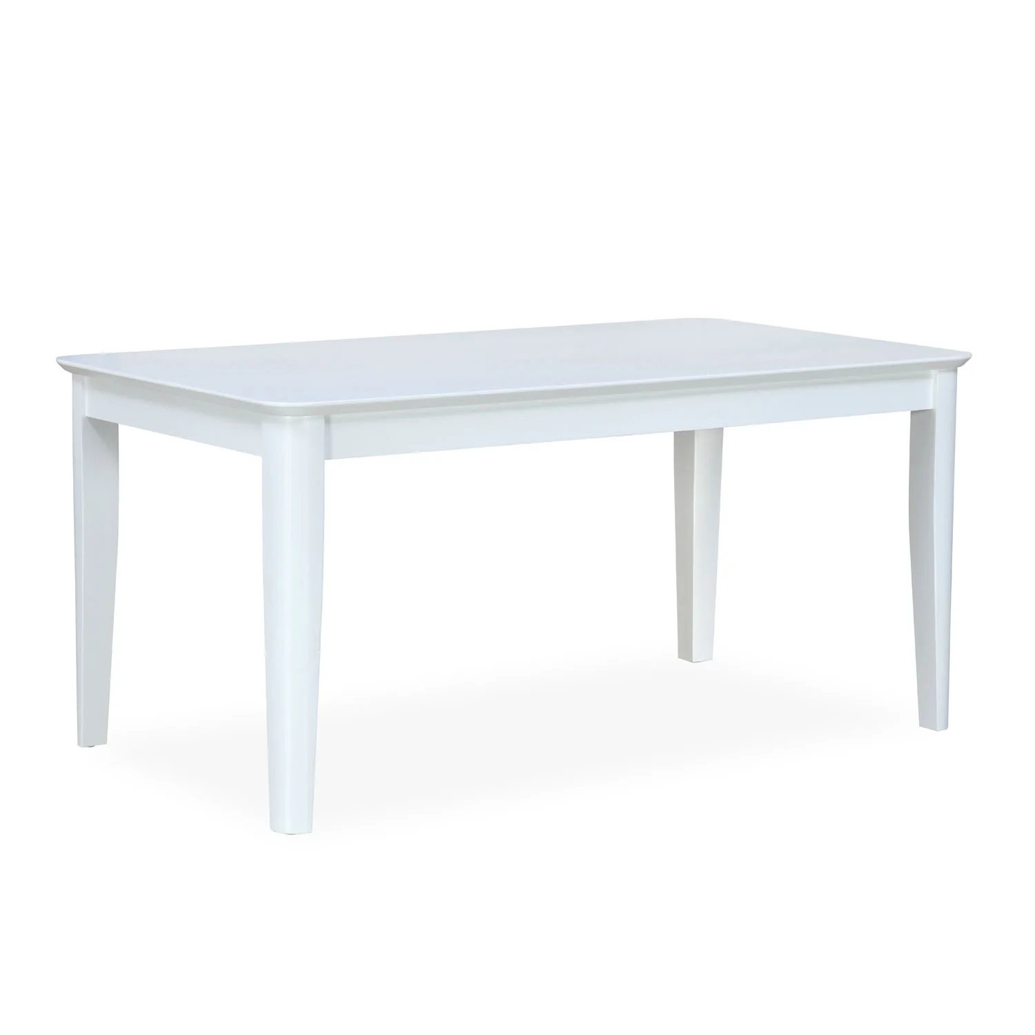 Nilkamal Vera Solid Wood 6 Seater Dining Table (White) - Image 3