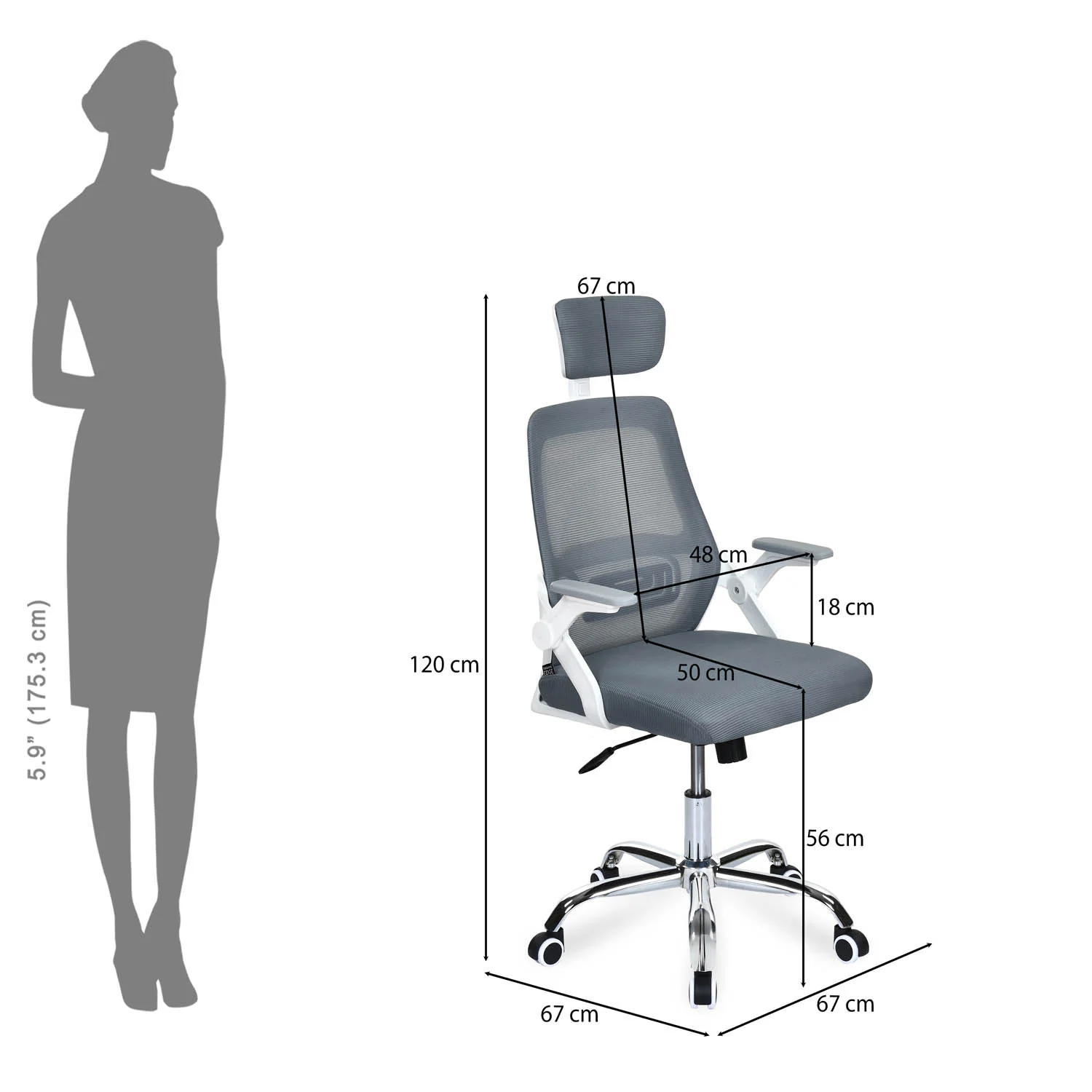 Nilkamal Vergo High Back Office Chair - Image 27