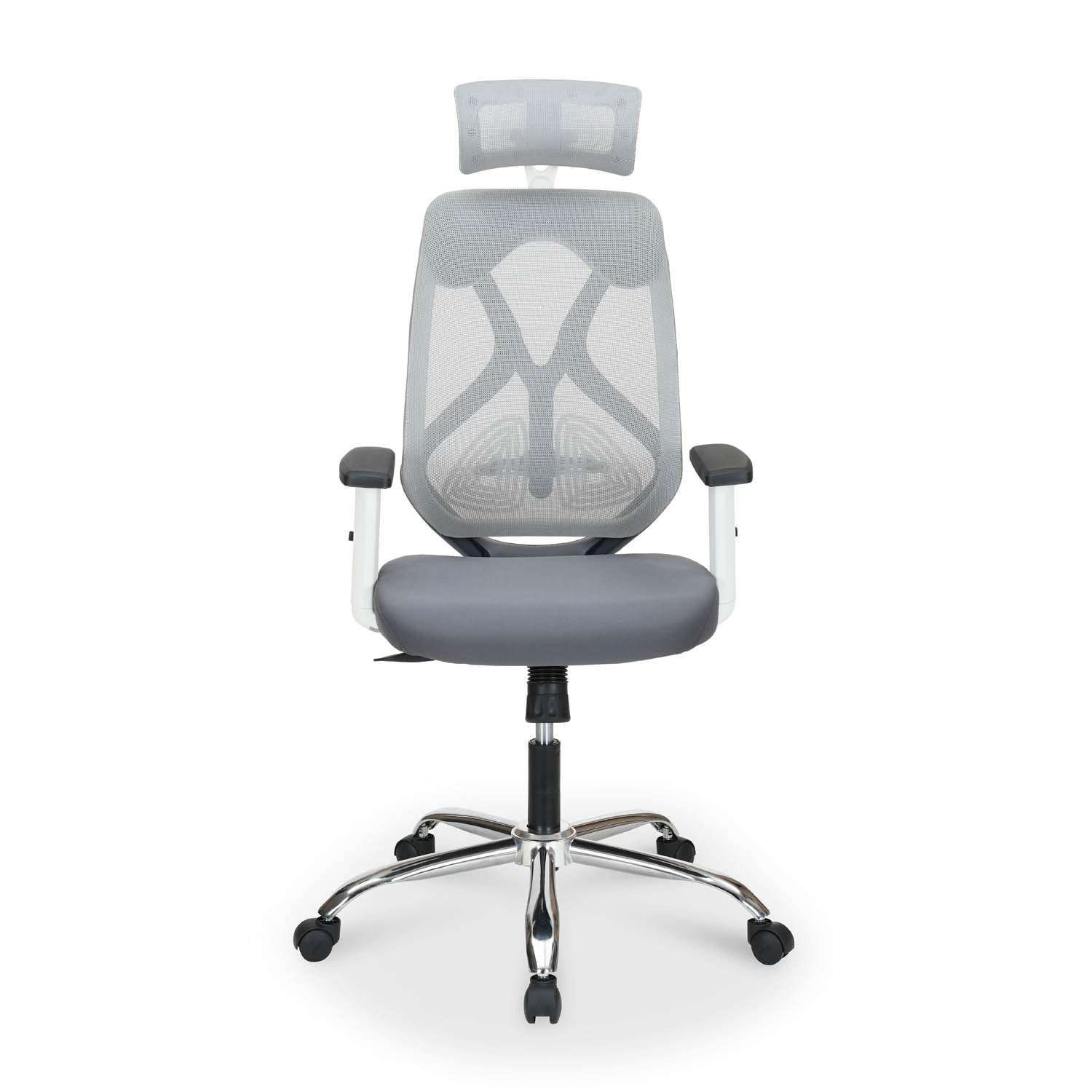 Nilkamal Verona High Back Office Chair (White & Grey) - Image 4