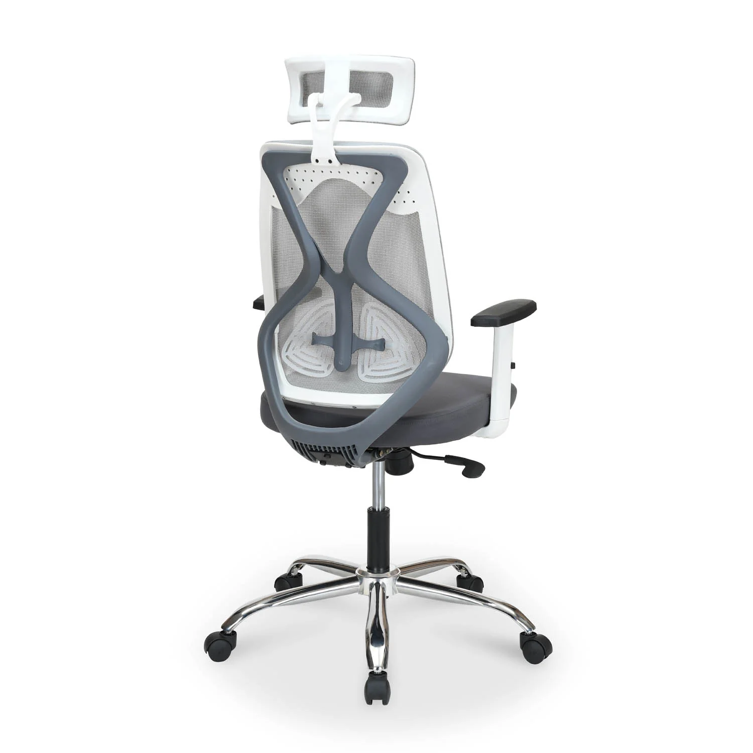Nilkamal Verona High Back Office Chair (White & Grey) - Image 6