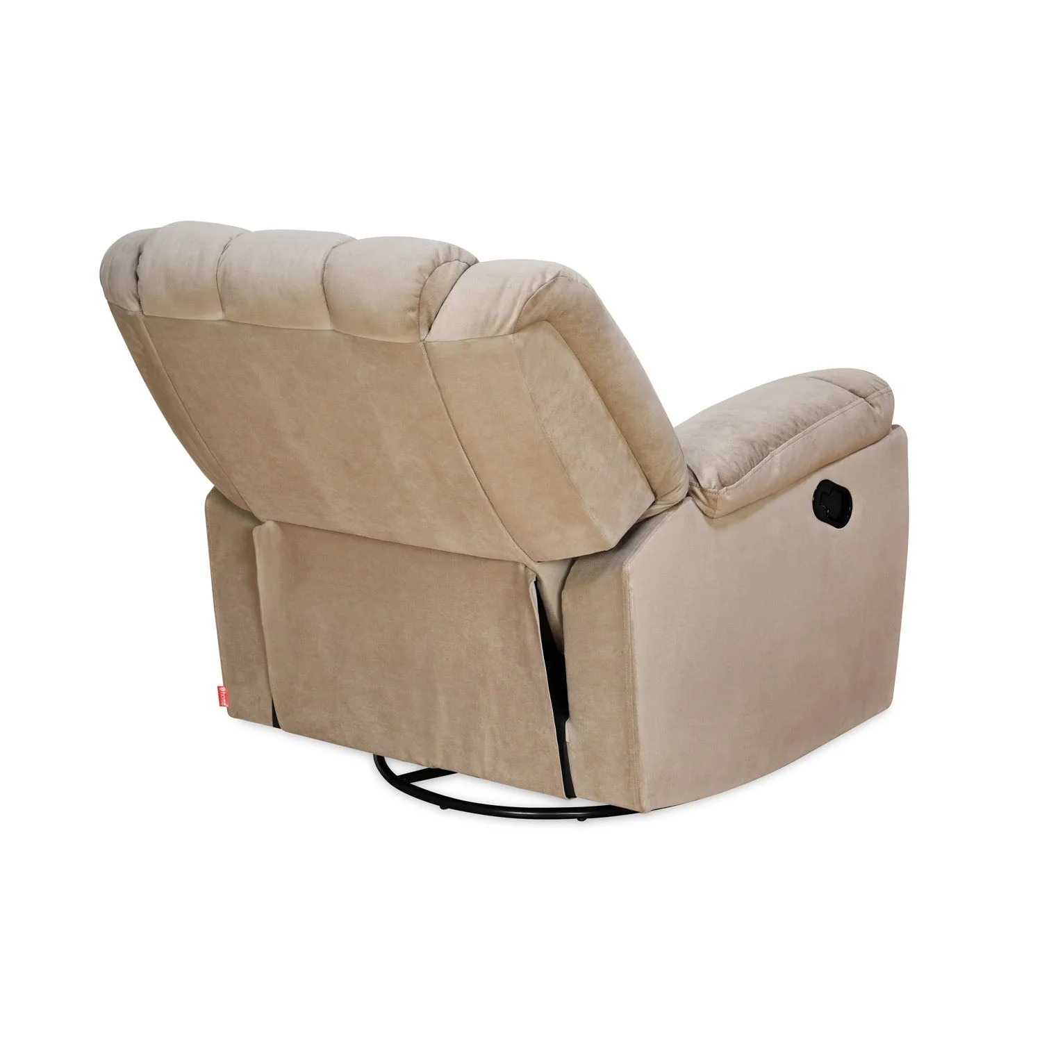 Nilkamal Vivo 1 Seater Fabric Manual Rocker & Swivel Recliner (Beige) - Image 7