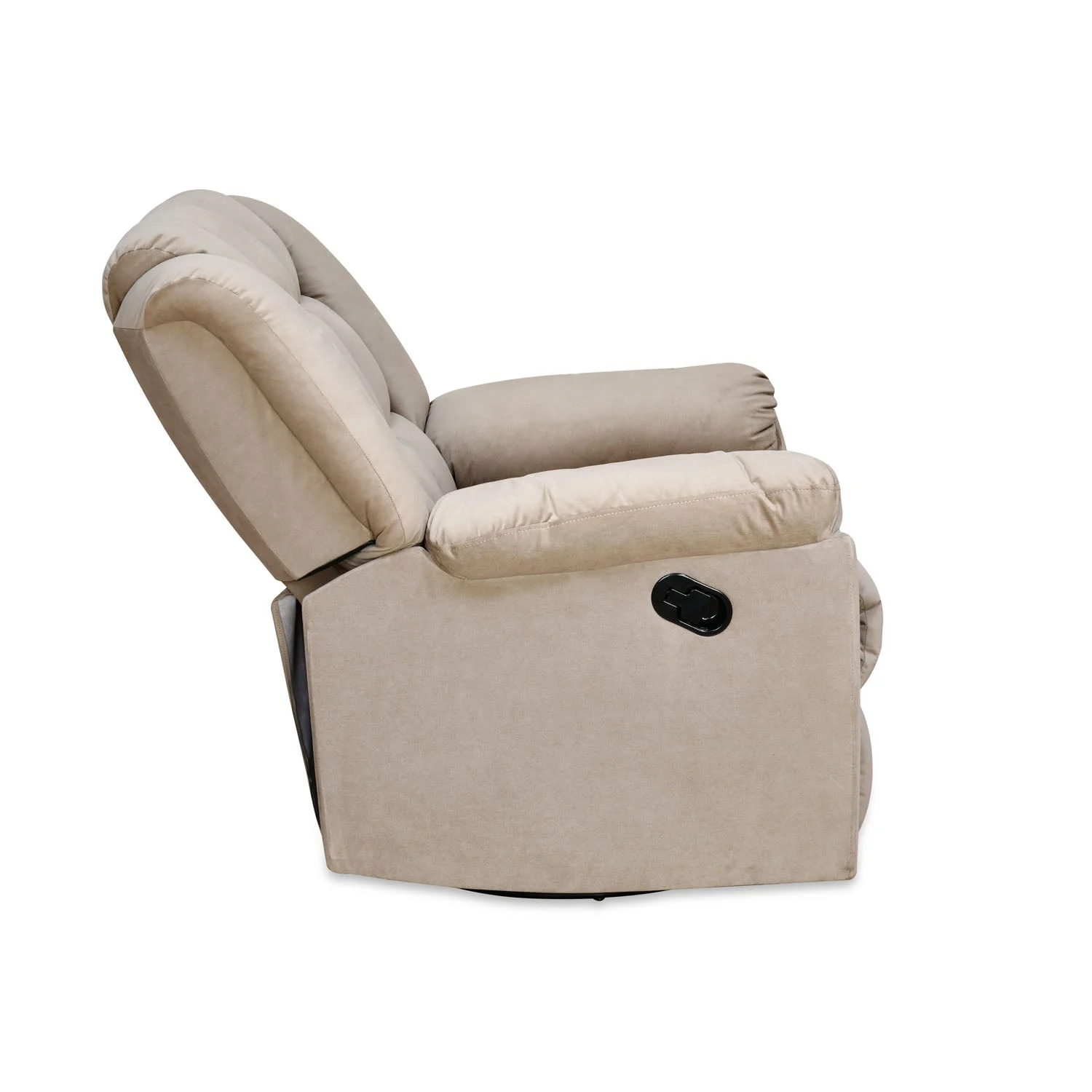 Nilkamal Vivo 1 Seater Fabric Manual Rocker & Swivel Recliner (Beige) - Image 8