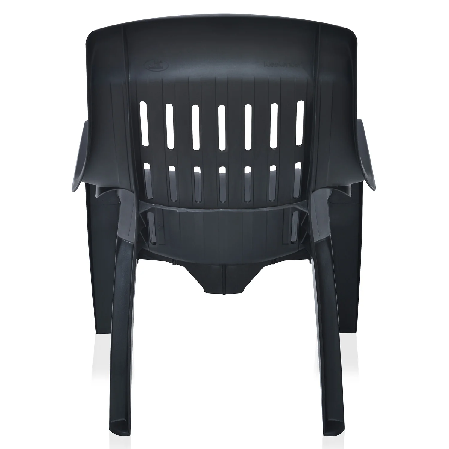 Nilkamal Weekender Plastic Arm Chair (Iron Black) - Image 9