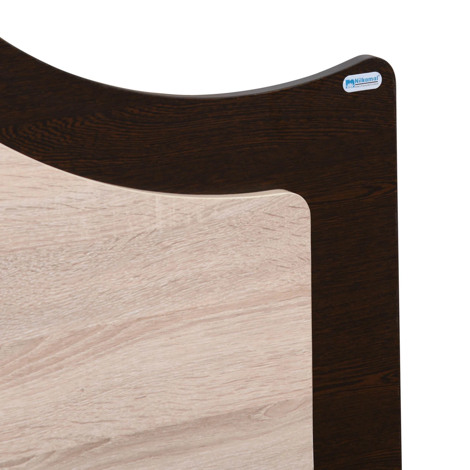 Nilkamal Willy Double Bed without Storage (Wenge & Sonoma Oak) - Image 10
