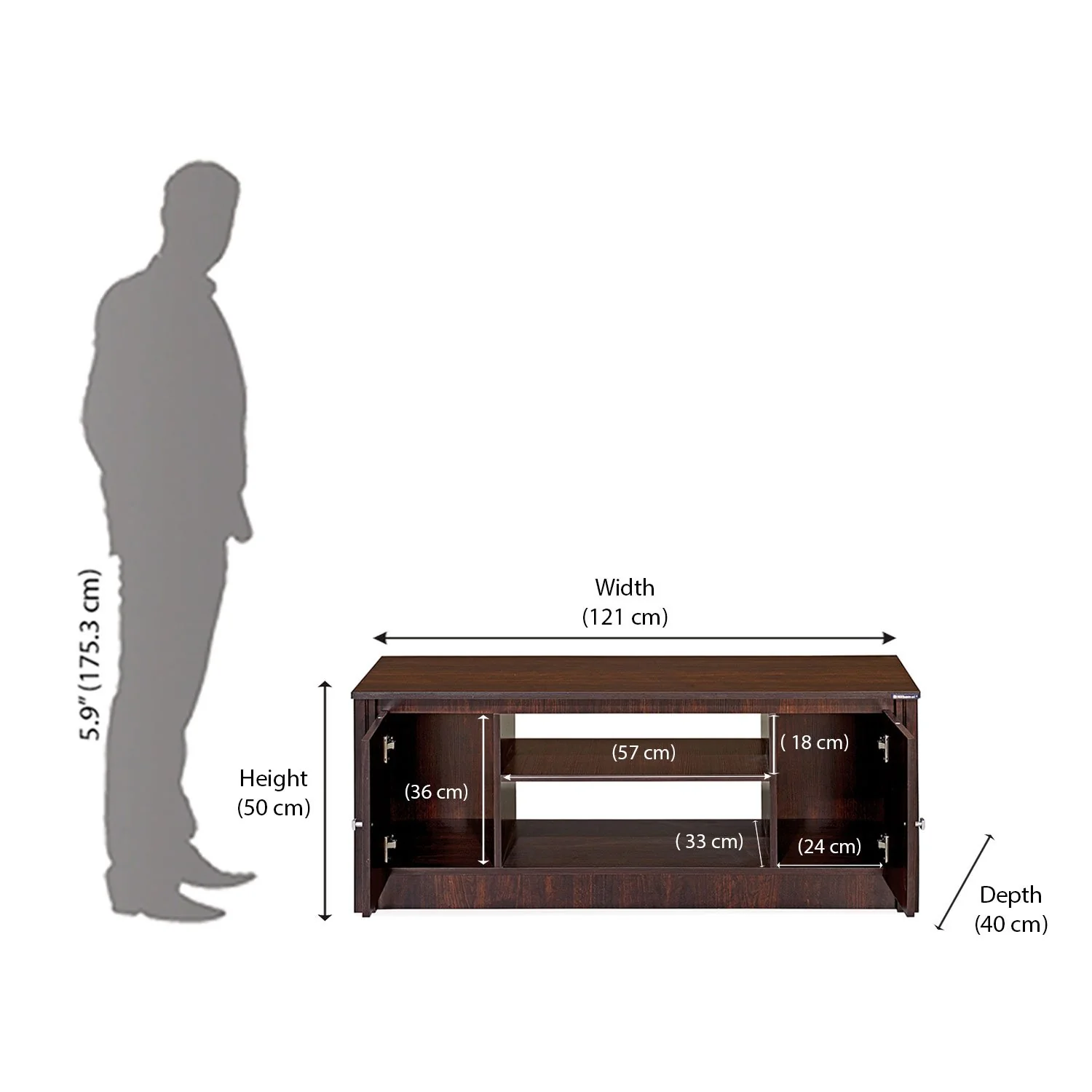 Nilkamal Willy TV Cabinet - Image 7