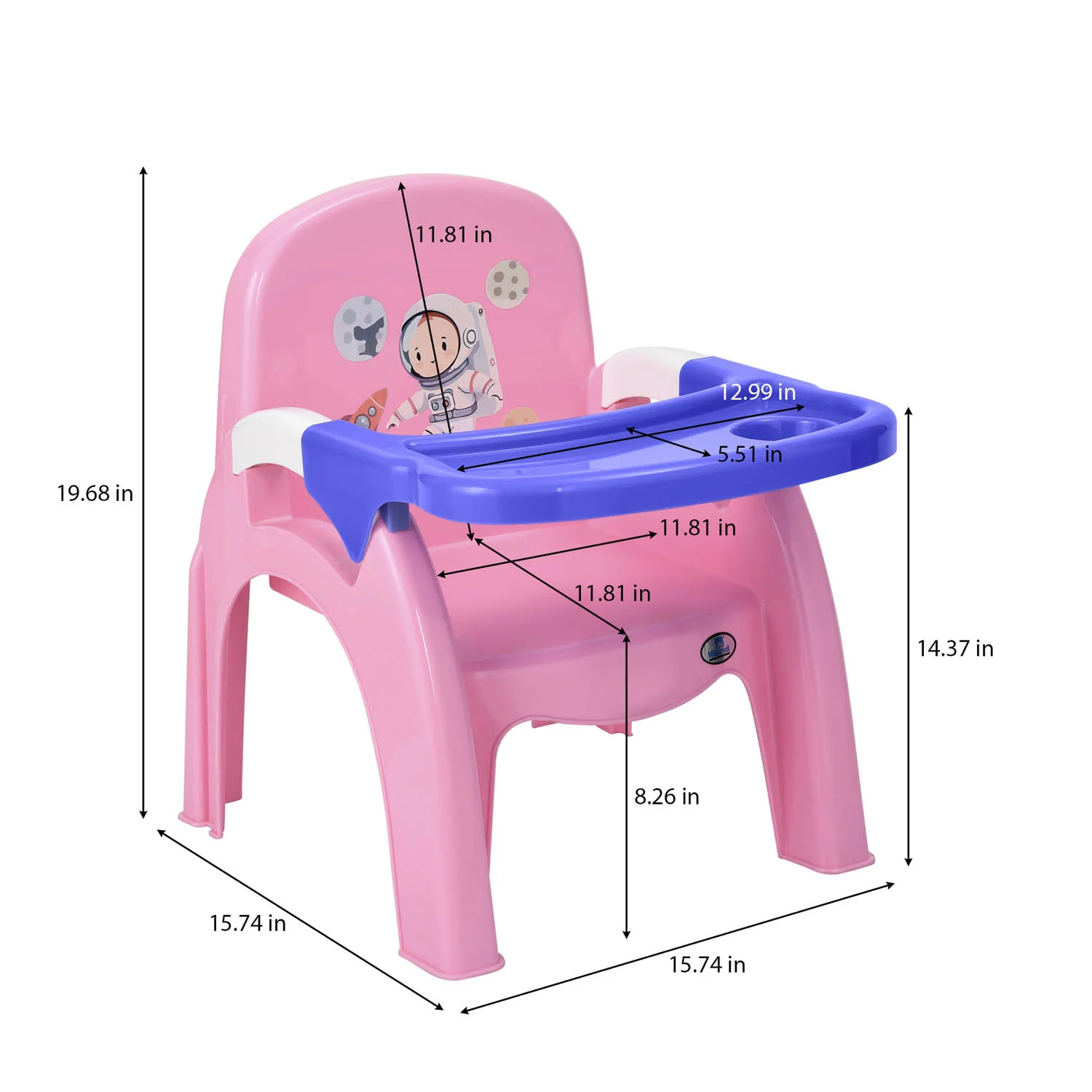 Nilkamal Wonder Baby Chair with Detachable Tray and Cup Holder - Image 29