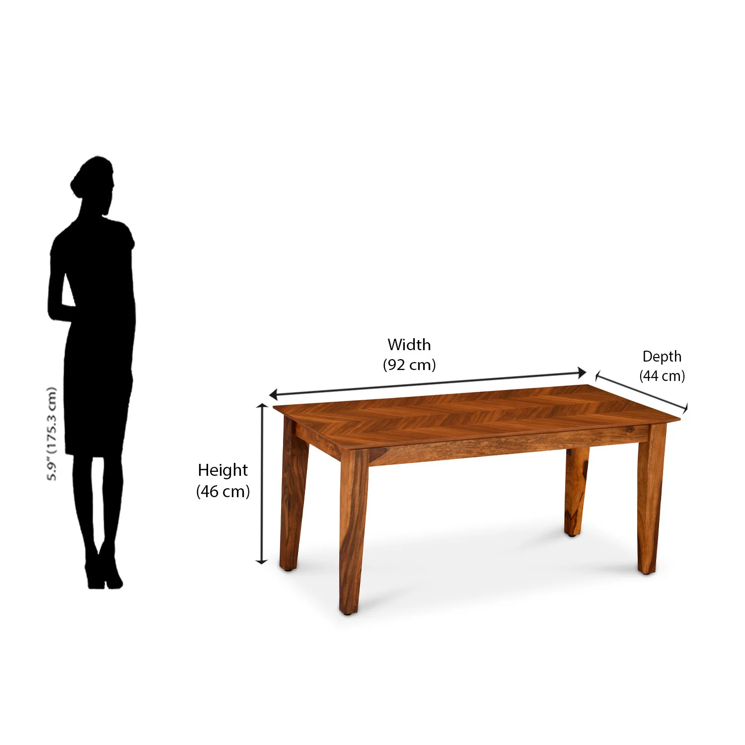 Nilkamal Wonder Multi Use Medium Sitting Bench for Living Room | Dining Room (Honey) - Image 7