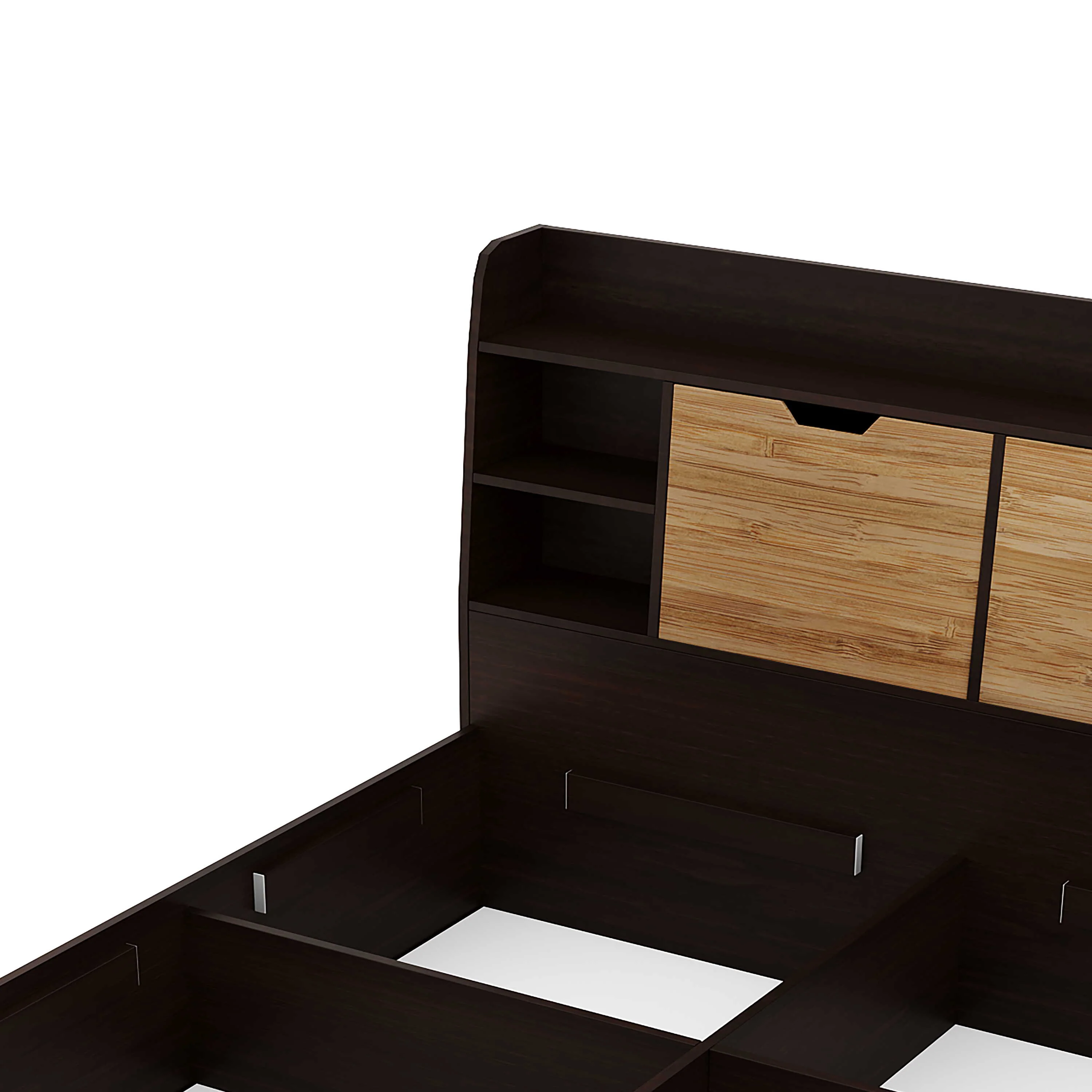 Nilkamal Riva Queen Bed With Storage (Wenge) - Image 9